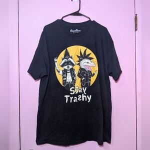 Stay Trashy Punk Racoon Possum T-Shirt